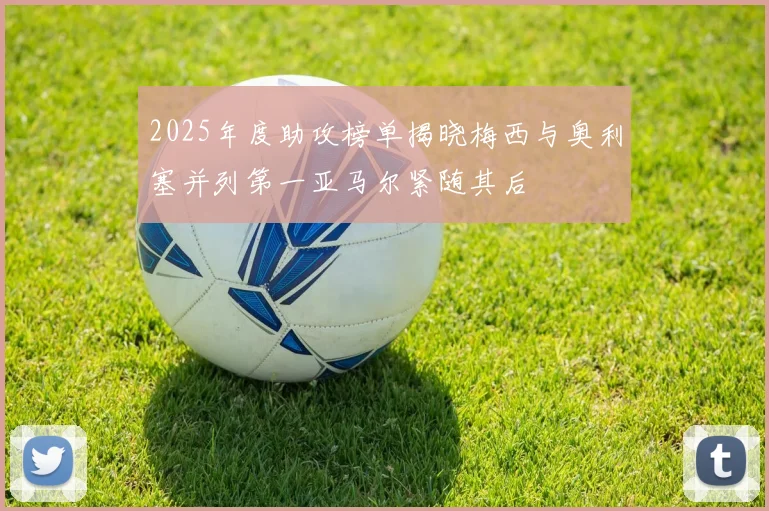 2025年度助攻榜单揭晓梅西与奥利塞并列第一亚马尔紧随其后